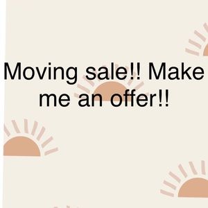 Moving, and I would love to sell some of my closet! Make me a reasonable offer!
